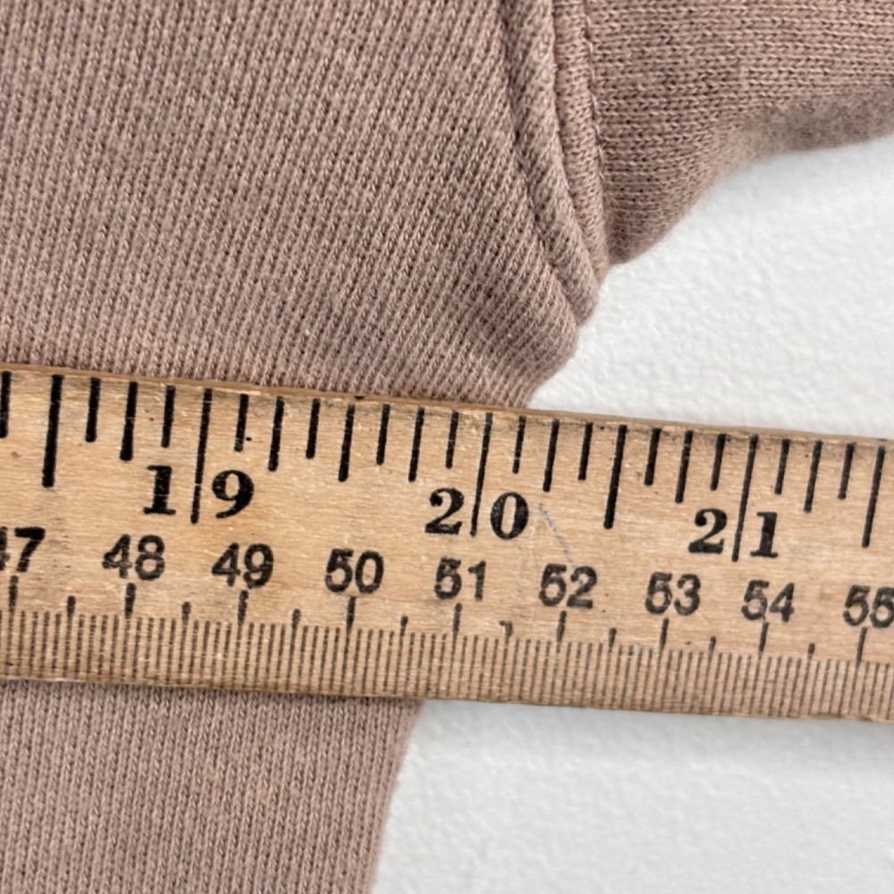Parachute Crewneck Sweatshirt S 100% Organic Cotton Beige Quiet Luxury USA READ - Picture 10 of 12